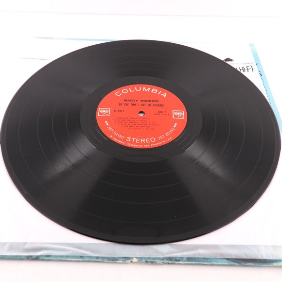 Marty Robbins – By The Time I Get To Phoenix - 1968 Stereo 12" Vinyl LP CS 9617 - Picture 9 of 9